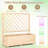 40" Wooden Raised Garden Bed With Lattice Trellis For Climbing Vine Flower-252000151