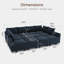 Canapé modulaire en velours Kandle-336646010