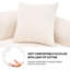 Canapé courbé désossé, canapé modulaire à compression de 110 po, blanc haute densité, canapé-lit pour salon, salon, appartement, chenille-894492258