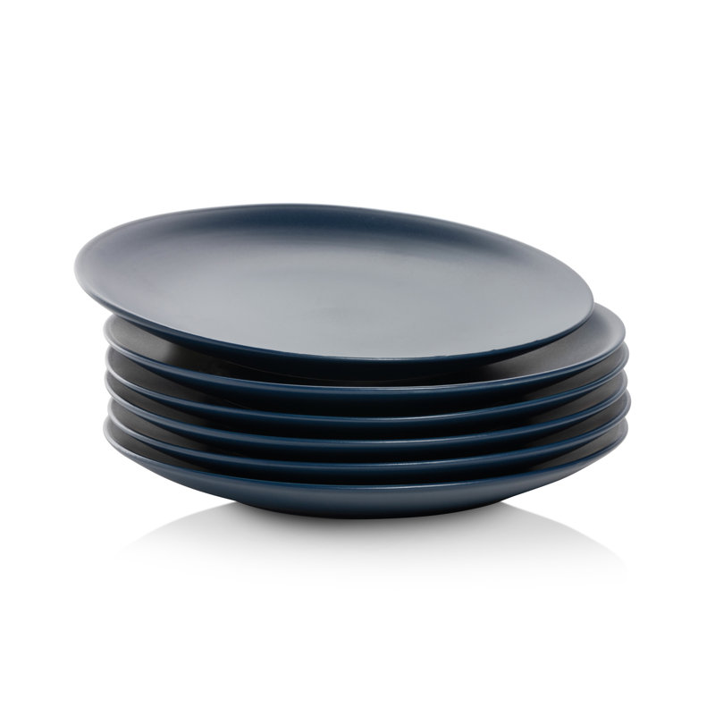 Assiette à salade 7,75 po Wazee Matte, Bleu minuit