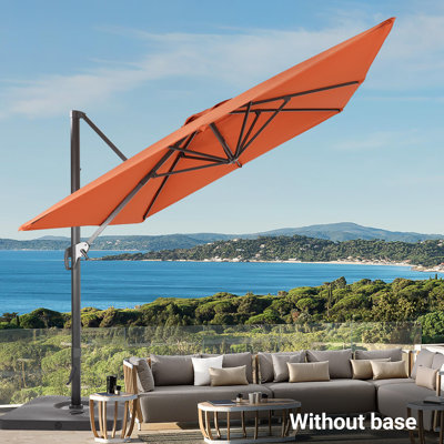 Sereana 11.5' x 9' Rectangular Cantilever Umbrella with Crank Lift