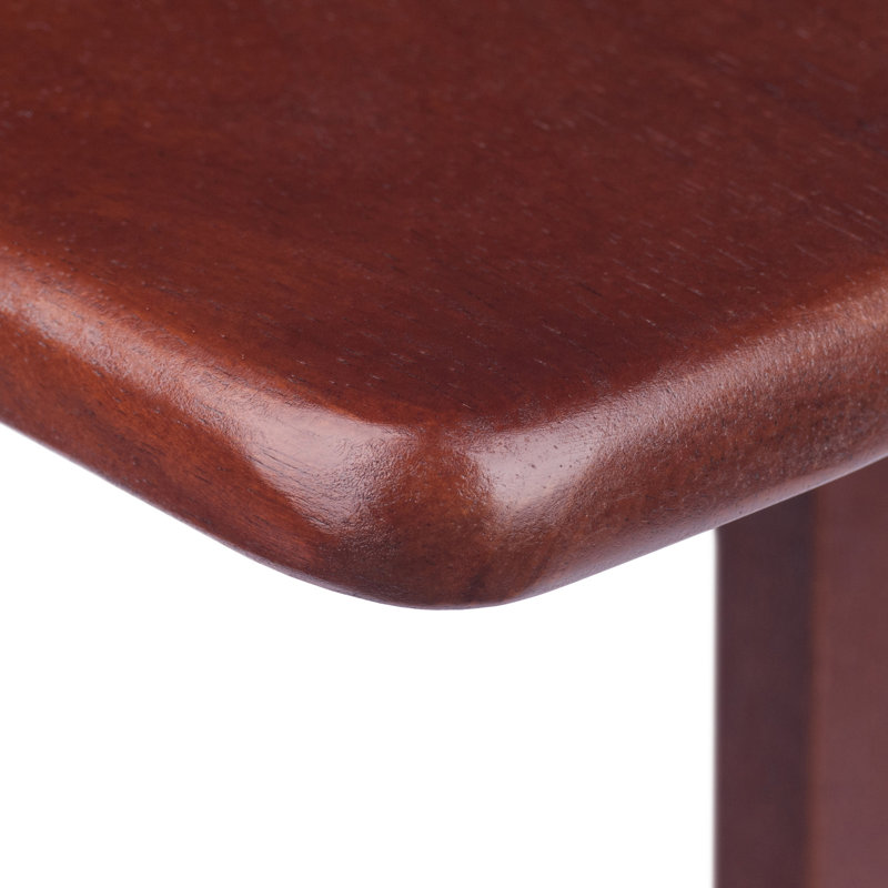 Support de table Alvah, finition noyer, Brun