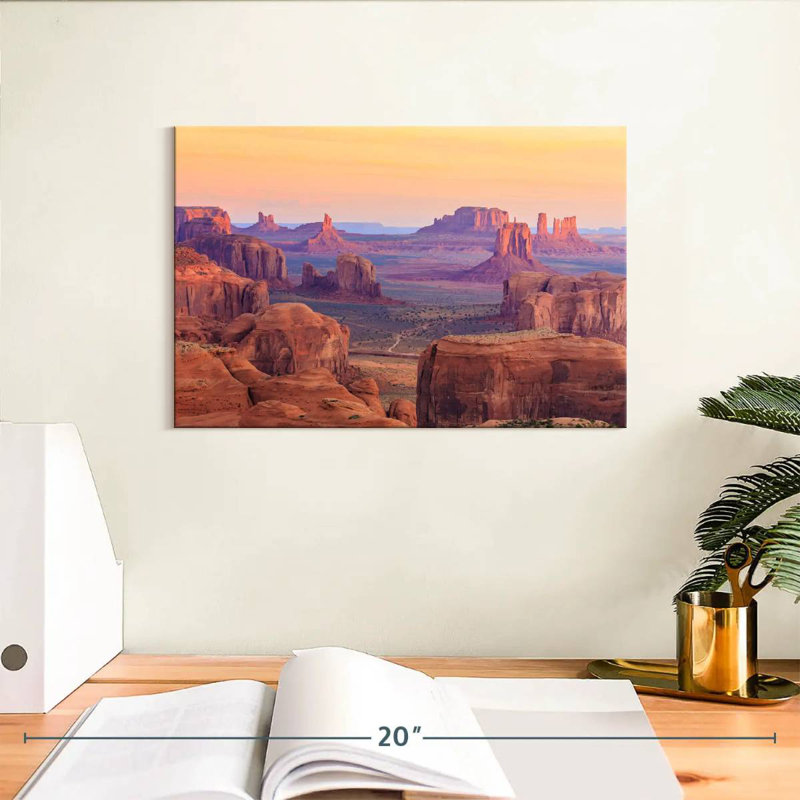 Paysage d'Alvord Monument Valley, H 8 po x l 12 po