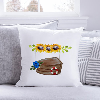 Benzino Reversible Throw Pillow