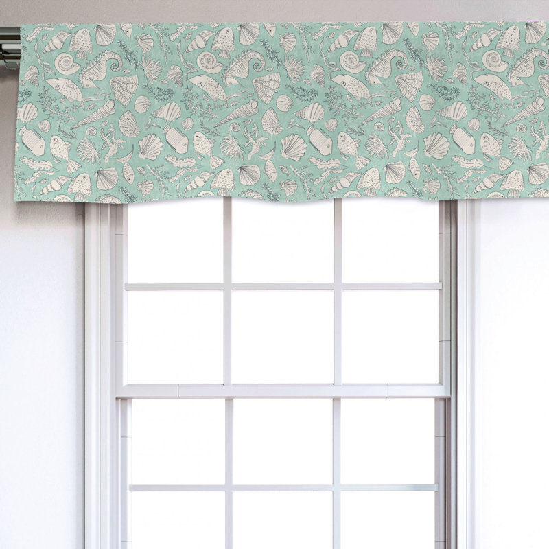 Sateen Ruffled Window Valance