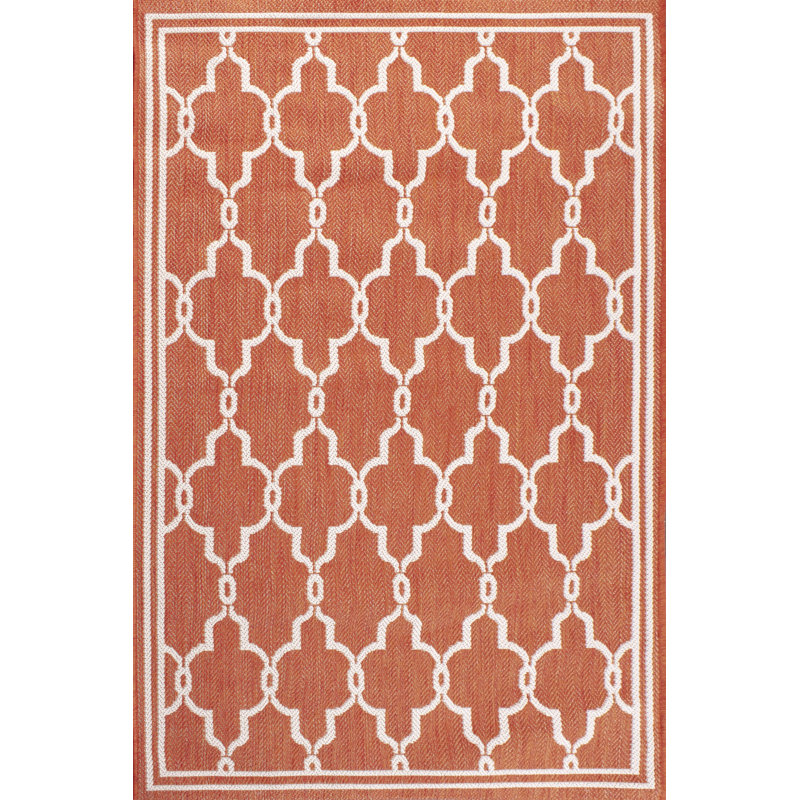 Rosalna Geometric Area Rug, Round 160cm