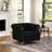 40.9" Velvet Chesterfield Chair-115797537