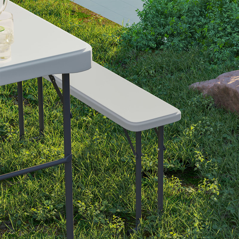 2 - Person Patio Dining Set with Rectangular Table