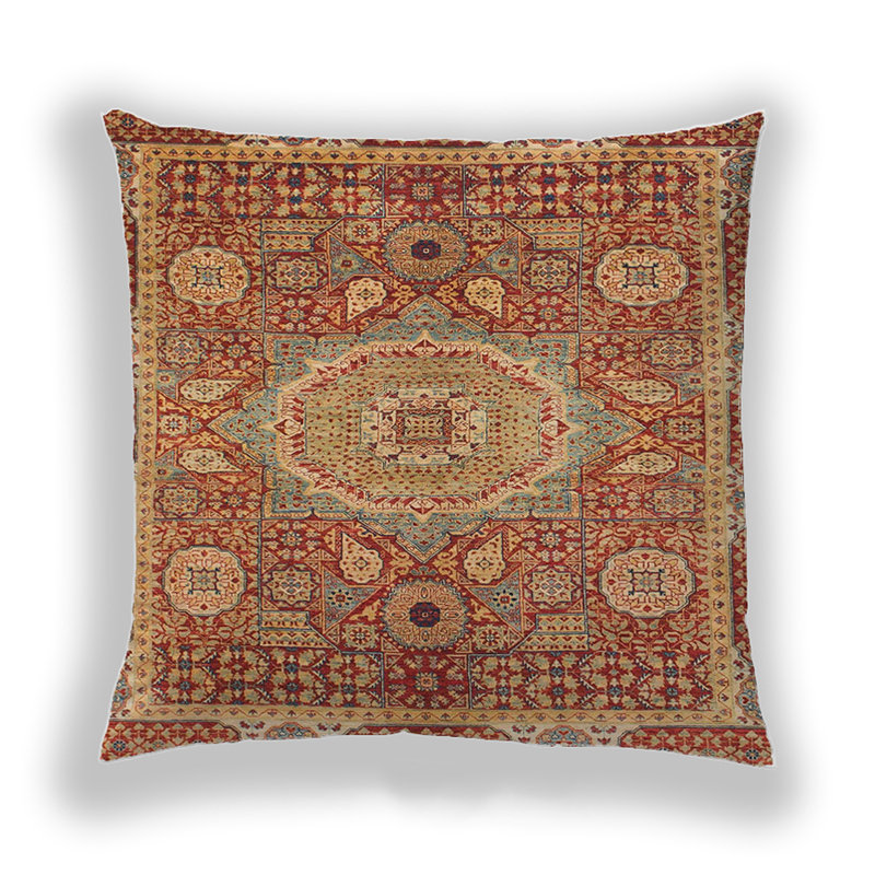 Coussin Abstract 1351, Microsuède
