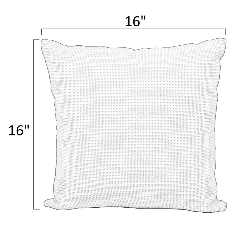  Outdoor Square Pillow Cover & Insert, Cosette Mediterranean