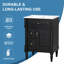 Meuble-lavabo 24 po avec lavabo, noir-1129732301