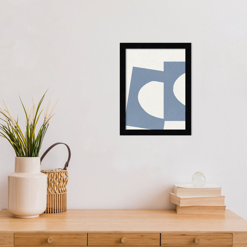 «Parris Collage Paper» par le MIUUS STUDI, impression sur bois encadrée, Noir, H 13 po x l 10 po