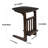 Kadi Solid Wood Pedestal End Table-1974087068