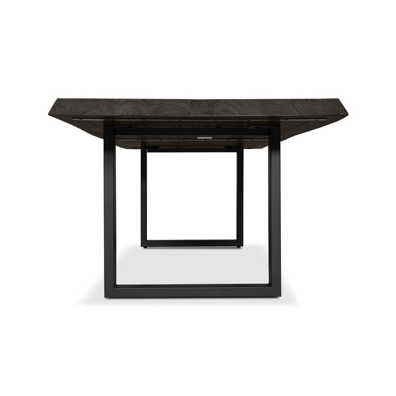 Brooks Dining Table, 29.75"H x 116"L x 40"W, Ebonized, Black