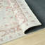 Tapis ivoire en coton tissé à la machine Aldora Rose Garden-1859770632