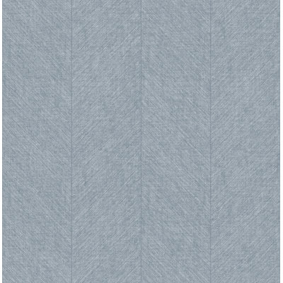 Papier peint à chevrons indigo Kallam