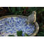 Aged Ceramic Bird Bath
