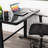 Uncaged Ergonomics Rise Up Glass Electric Standing Desk with Drawer and USB Charging - Height Adjustable Sit-Stand Home Office Desk, Black-497212700