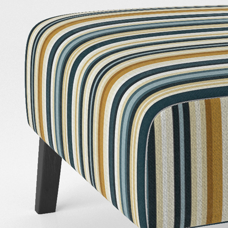 Fauteuil de chambre en sarcelle et brun