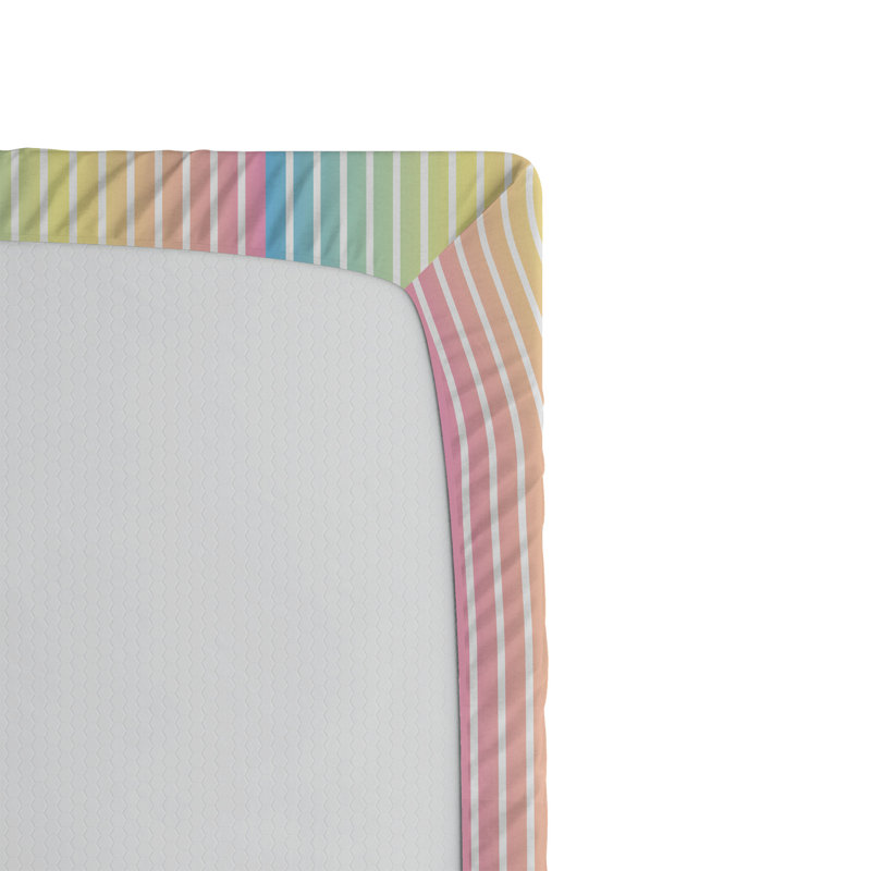 Ensemble de 2 draps-housses Ambesonne, Drap-housse simple TG, Multicolore / ombre 3