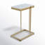 Brigitte Marble Top Frame End Table