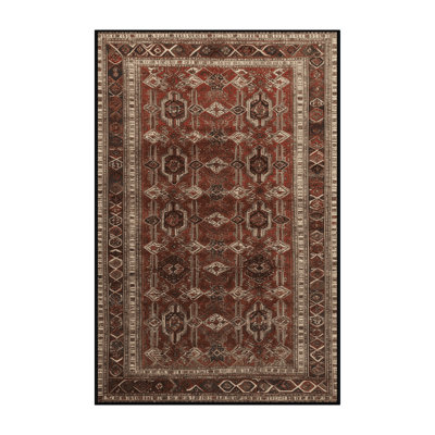 Tapis brun lavable à la machine