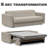 Canapé-lit 85 po avec matelas double Killian-77379940