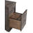 Rustique 15.5 " Wide 3 Mobile Vertical Filing Cabinet