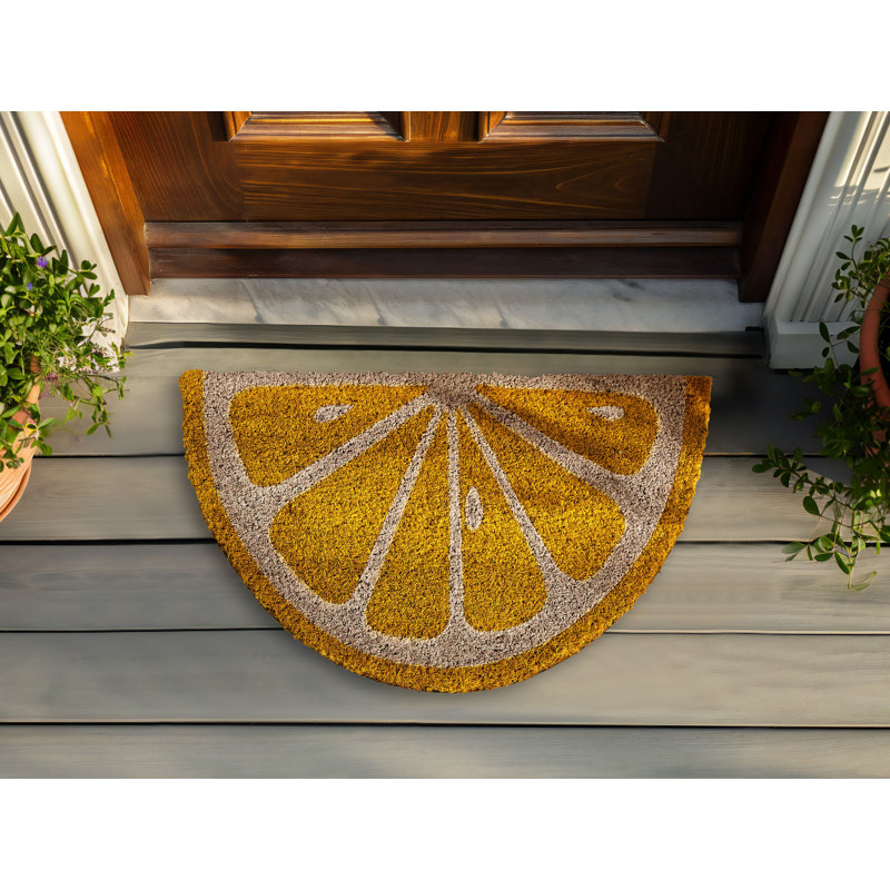 Feltault Non-Slip Geometric Indoor / Outdoor Doormat
