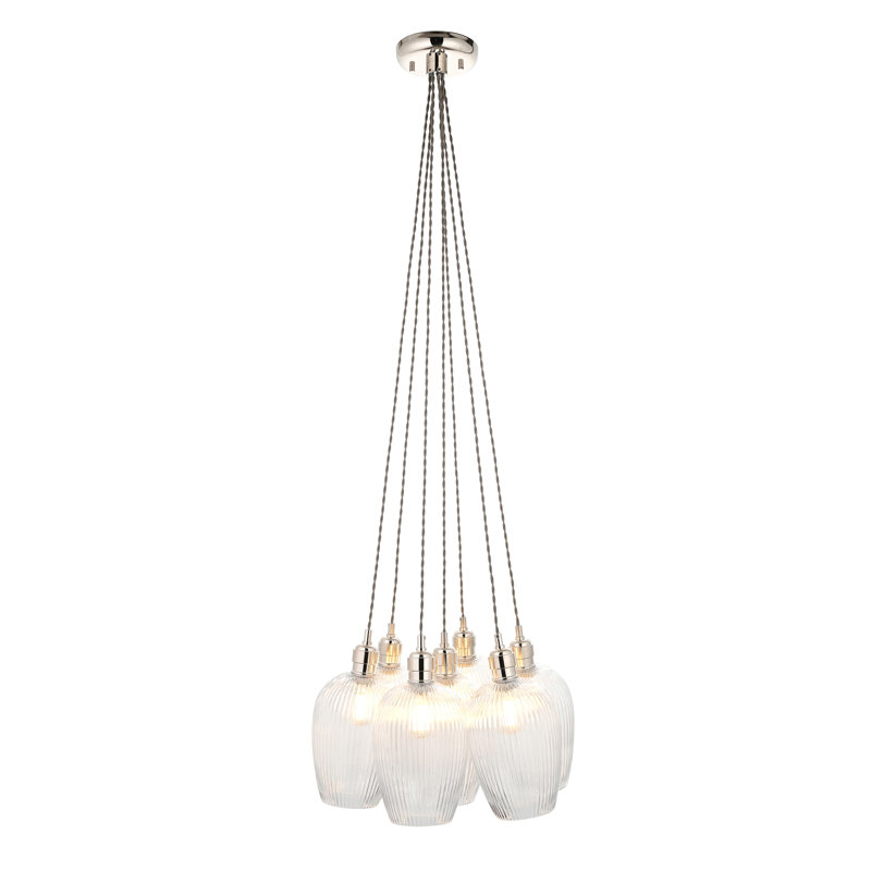 Alans 7 - Light Chandelier, Nickel