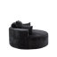 Canapé confortable en chenille, design moderne moelleux pour les salons