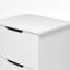 Ensemble de table de chevet 2 tiroirs H 23,7 po Aroob-1998719760-1948149900