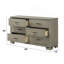 Mobilier de chambre à coucher 1 pièce