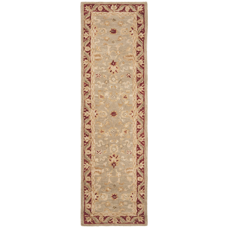 Tingley Hand Tufted Wool Pile Oriental Rug, Runner 2'3" x 10'