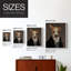 Refined Fido Framed Print - Solid Wood-1372884947-1372884951