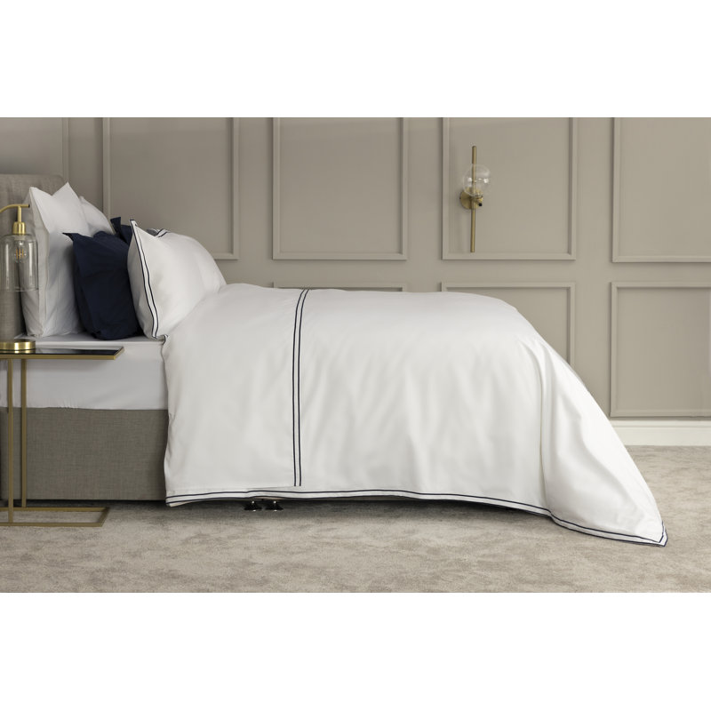 Cotton No Pattern Duvet Cover Set with Pillowcases Included, Kingsize - 2 Standard Pillowcases