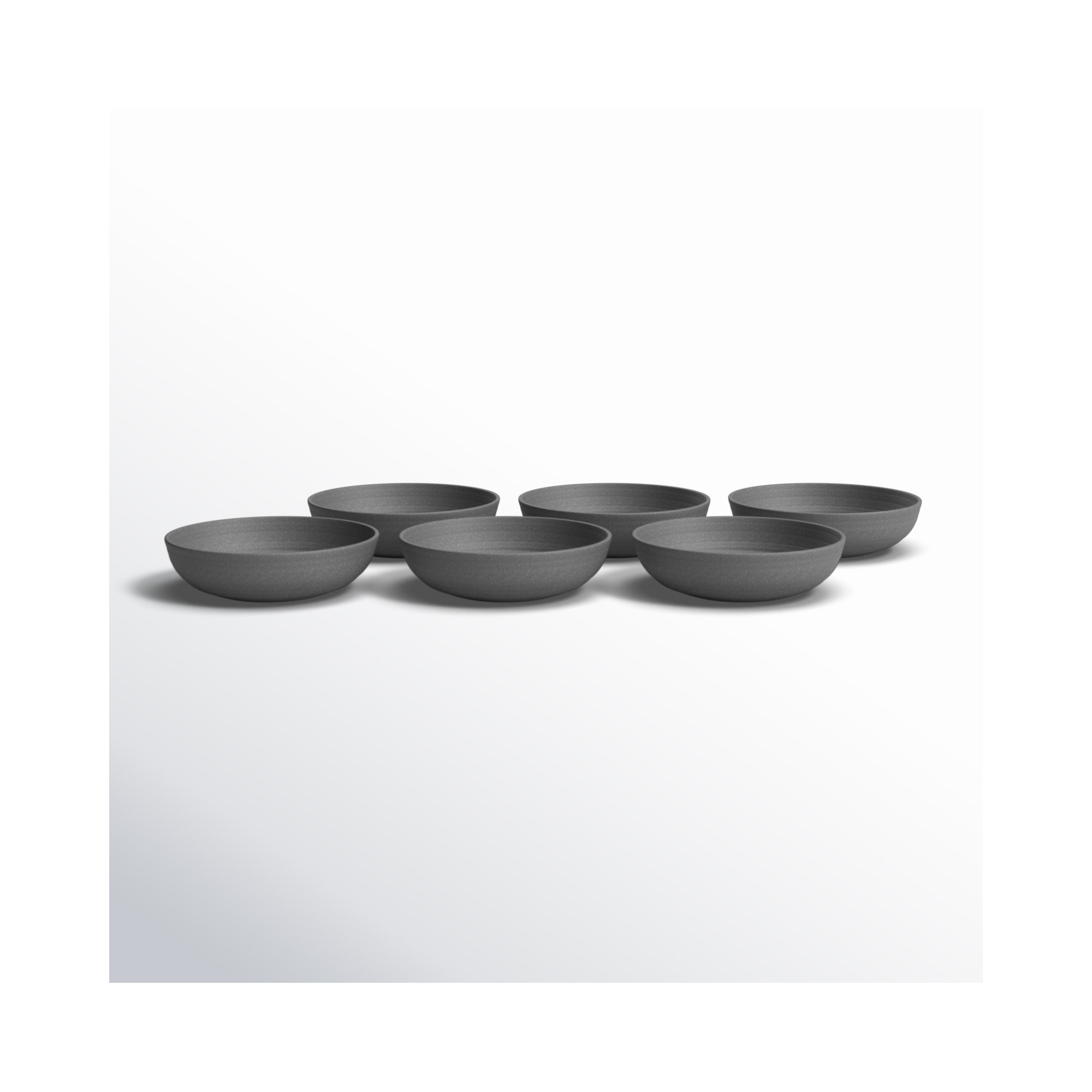 Denver Melamine Pasta Bowl, Gray