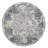7' Round Polyester Ivory Area Rug