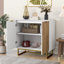Armoire de rangement avec 2 portes, armoire buffet moderne, armoire de cuisine avec buffet de rangement pour le salon