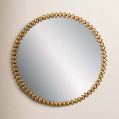 Herb 41" Round Accent Mirror