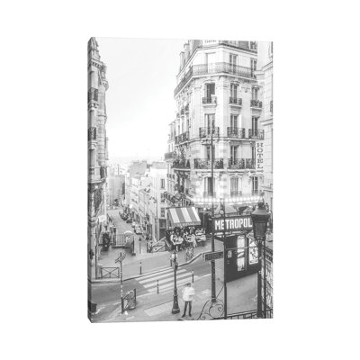 Paris Montmartre par Ruby and B - Photographie sur toile tendue