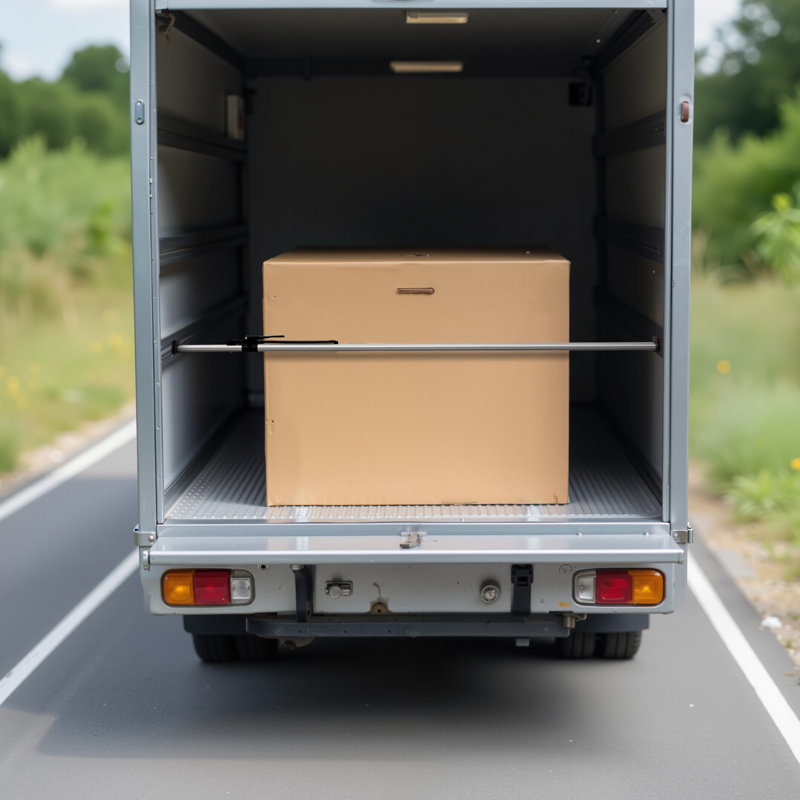 Barre de chargement, barre de chargement réglable de 89 po à 104 po, stabilisateur de cargaison en acier robuste avec patins antidérapants, barres verrouillables pour lit de camion, semi-remorques, remorques