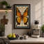 Symmetrical Butterfly Art Deco 1 Piece Wrapped Canvas Wall Art-457742794-457742797
