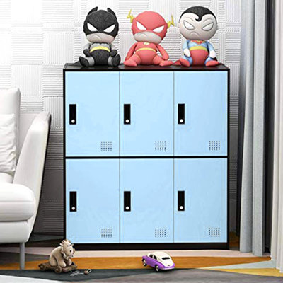 Armoire de rangement verrouillable 6 portes