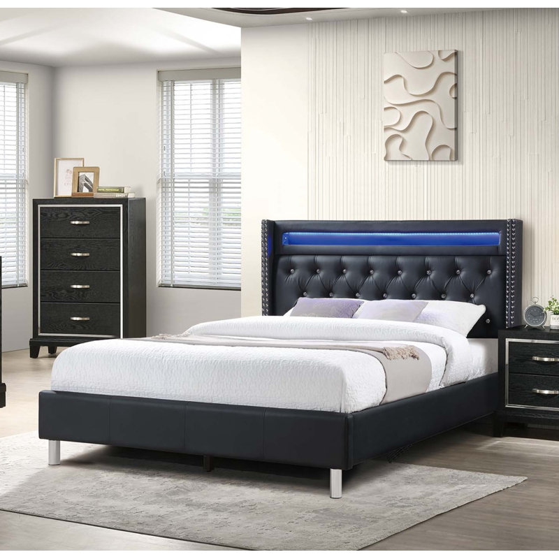 Saige Platform Bed W/ Built-In LED Lights