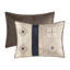Très grand lit - Bleu marine avec 1 oreiller et édredon 2 oreillers assortis-117331880