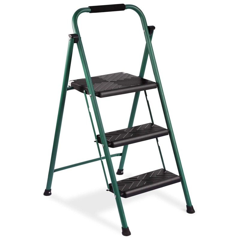 3 - Step Steel Lightweight Folding Step Ladder