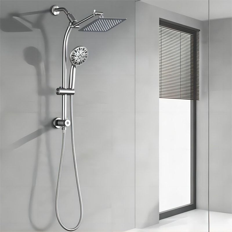 Système de douche complet, Noir mat