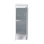 Armoire de rangement autoportante 12 po, portes à fermeture douce, blanc brillant
