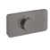 Modern 2-Handle 5" Wide Thermostatic Shower Valve Trim
